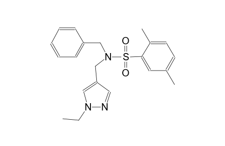 benzenesulfonamide, N-[(1-ethyl-1H-pyrazol-4-yl)methyl]-2,5-dimethyl-N-(phenylmethyl)-