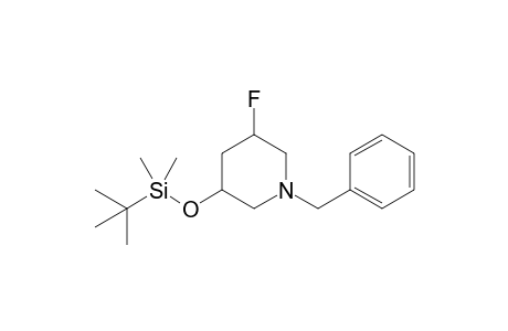 N-Benzyl-5-[(t-butyldimethylsilyl)oxy]-3-fluoropiperidine