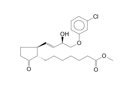 11-DEOXY-16-(META-CHLOROPHENYLOXY)-15BETA-PROSTAGLANDIN-E1, METHYLESTER