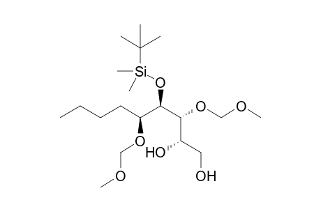 (2S,3R,4R,5S)-4-(tert-Butyldimethylsilyloxy)-3,5-bis(methoxymethoxy)nonane-1,2-diol