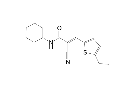 (2E)-2-cyano-N-cyclohexyl-3-(5-ethyl-2-thienyl)-2-propenamide