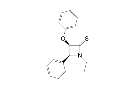 (3R,4S)-1-ethyl-3-phenoxy-4-phenylazetidine-2-thione