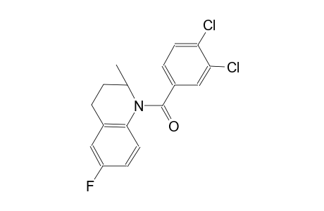 1-(3,4-dichlorobenzoyl)-6-fluoro-2-methyl-1,2,3,4-tetrahydroquinoline