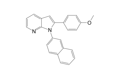 2-(4-Methoxyphenyl)-1-(naphthalen-2-yl)-1H-pyrrolo[2,3-b]pyridine