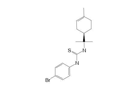 N-[1-(4R)-(4-ISOPROPYL-1-METHYL-CYCLOHEXENYL)]-N'-[2-(4-BROMOPHENYL)]-THIOUREA