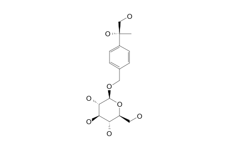 (8S)-8,9-DIHYDROXYCUMINYL-BETA-D-GLUCOPYRANOSIDE