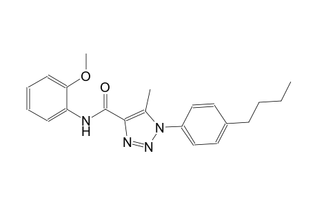 1H-1,2,3-triazole-4-carboxamide, 1-(4-butylphenyl)-N-(2-methoxyphenyl)-5-methyl-