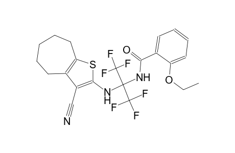benzamide, N-[1-[(3-cyano-5,6,7,8-tetrahydro-4H-cyclohepta[b]thien-2-yl)amino]-2,2,2-trifluoro-1-(trifluoromethyl)ethyl]-2-ethoxy-