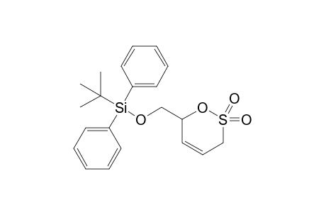 6-{[(tert-Butyldiphenylsilyl)oxy]methyl}-2,2-dioxo-3,6-dihydro-2H-2.lammda.(6)-[1,2]oxathiine