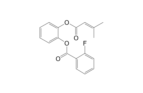 1,2-Benzenediol, o-(3-methylbut-2-enoyl)-o'-(2-fluorobenzoyl)-