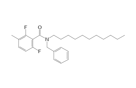 Benzamide, 2,6-difluoro-3-methyl-N-benzyl-N-undecyl-