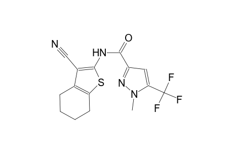 N-(3-cyano-4,5,6,7-tetrahydro-1-benzothien-2-yl)-1-methyl-5-(trifluoromethyl)-1H-pyrazole-3-carboxamide