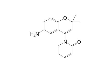 1-(6-amino-2,2-dimethyl-1-benzopyran-4-yl)-2-pyridinone