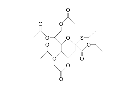 (Ethyl 4,5,7,8-tetra-O-acetyl-3-deoxy-2-thio-B-D-manno-octulopyranosid)onic acid, ethyl ester