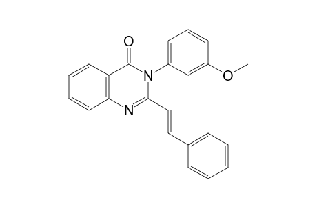 3-(3-Methoxyphenyl)-2-[(E)-2-phenylethenyl]-4(3H)-quinazolinone