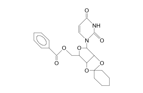 5'-O-Benzoyl-2',3'-O-cyclohexylidene-uridine