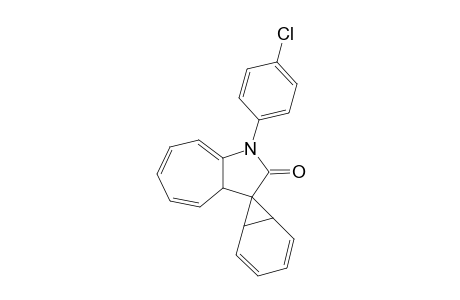 1-(p-Chlorophenyl)spiro[dihydroazaazulan-2-one-3,7'-bicyclo[4.1.0]hept-2,4,diene]