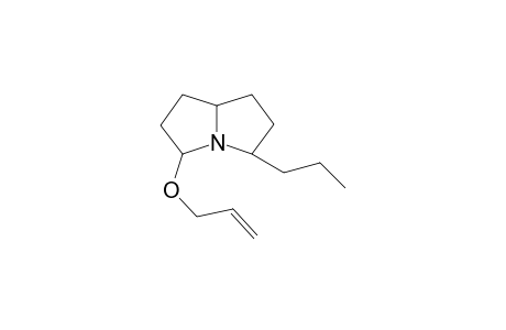5-[(2'-Propen-1'-yl)oxy]-5-propylpyrrolizidine