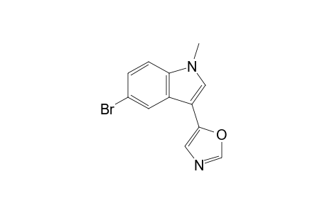 5-(5-bromanyl-1-methyl-indol-3-yl)-1,3-oxazole