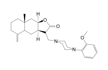 (3S,3aR,8aR,9aR)-3-{[4-(2-methoxyphenyl)-1-piperazinyl]methyl}-8a-methyl-5-methylenedecahydronaphtho[2,3-b]furan-2(3H)-one