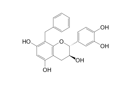 (2R,3S)-8-benzyl-2-(3,4-dihydroxyphenyl)-3,4-dihydro-2H-chromene-3,5,7-triol