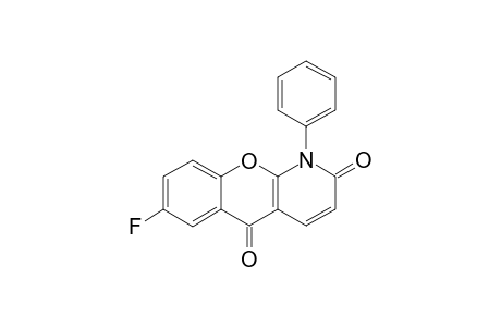 7-FLUORO-1-PHENYL-5-OXO-CHROMANO-[2,3-B]-DIHYDRO-2(1H)-PYRIDONE