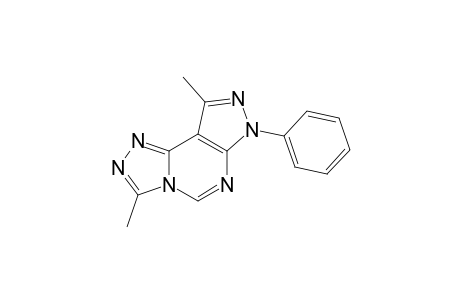 3,9-Dimethyl-7-phenyl-7H-pyrazolo[4,3-e]-(1,2,4)-triazolo[4,3-c]pyrimidine