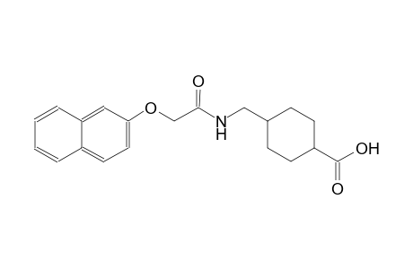 4-({[(2-naphthyloxy)acetyl]amino}methyl)cyclohexanecarboxylic acid