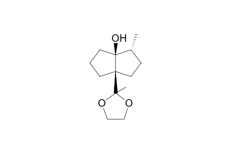 (1R*,2S*,5S*)-5-Acetyl-2-methylbicyclo[3.3.0]octan-1-ol ethylene glycol acetal