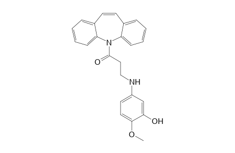 1-(5H-dibenz[b,f]azepin-5-yl)-3-(3-hydroxy-4-methoxyphenylamino)propan-1-one
