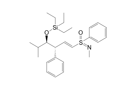 triethyl(((3R,4R,E)-2-methyl-4-phenyl-6-((R)-(N-methyl)-S-phenylsulfonimidoyl)hex-5-en-3-yl)oxy)silane