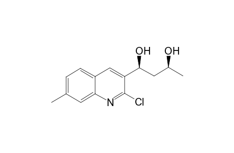 (syn)-3-(1',3'-dihydroxy)butyl-2-chloro-7-methylquinoline