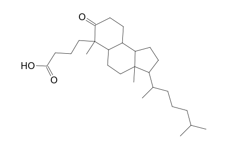 4,5-Secocholestan-4-oic acid, 5-oxo-