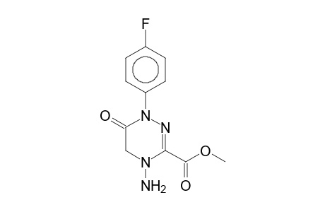 4-Amino-1-(4-fluorophenyl)-6-oxo-1,4,5,6-tetrahydro[1,2,4]triazine-3-carboxylic acid, methyl ester