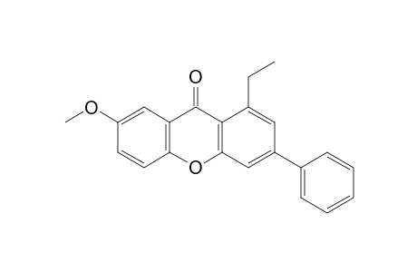 1-ethyl-7-methoxy-3-phenyl-9-xanthenone