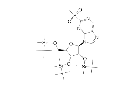 9H-Purine, 2-(methylsulfonyl)-9-[2,3,5-tris-O-[(1,1-dimethylethyl)dimethylsilyl]-.beta.-D-ribofuranosyl]-