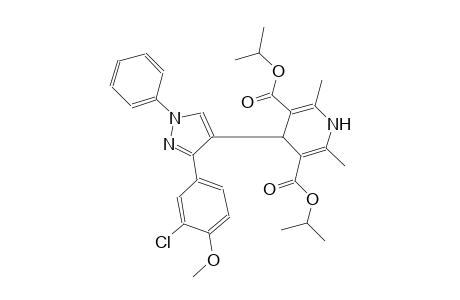 3,5-pyridinedicarboxylic acid, 4-[3-(3-chloro-4-methoxyphenyl)-1-phenyl-1H-pyrazol-4-yl]-1,4-dihydro-2,6-dimethyl-, bis(1-methylethyl) ester