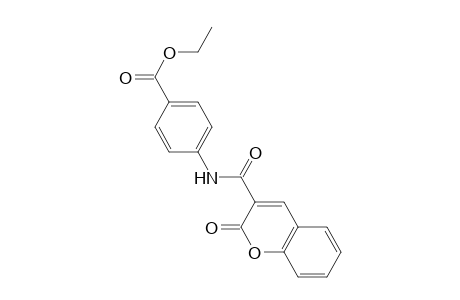 4-[(2-Oxo-2H-chromene-3-carbonyl)amino]benzoic acid, ethyl ester