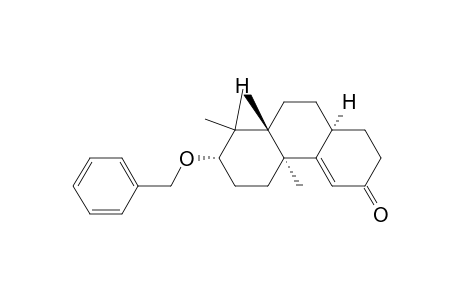 3(2H)-Phenanthrenone, 1,4b,5,6,7,8,8a,9,10,10a-decahydro-4b,8,8-trimethyl-7-(phenylmethoxy) -, (4b.alpha.,7.alpha.,8a.beta.,10a.alpha.)-(.+-.)-