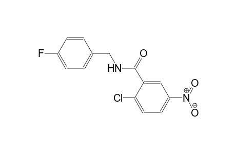2-chloro-N-(4-fluorobenzyl)-5-nitrobenzamide