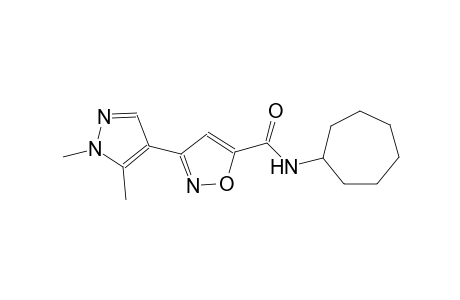 N-cycloheptyl-3-(1,5-dimethyl-1H-pyrazol-4-yl)-5-isoxazolecarboxamide