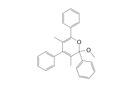 2-Methoxy-3,5-dimethyl-2,4,6-triphenyl-2H-pyrane