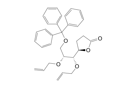 (4R,5S,6R)-5,6-Diallyloxy-7-triphenylmethoxy-heptano-1,4-lactone