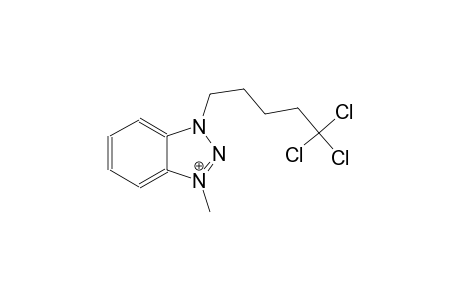 3H-1,2,3-benzotriazolium, 1-methyl-3-(5,5,5-trichloropentyl)-