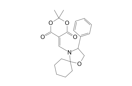 2,2-Dimethyl-5-(2,2-pentamethylene-4-phenyloxazolidin-3-ylmethylene)-1,3-dioxane-4,6-dione