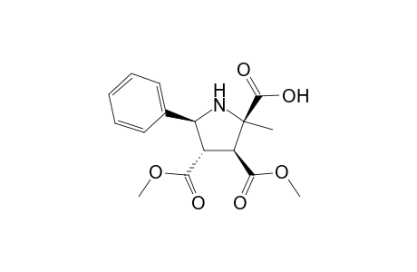 (2R,3S,4S,5S)-3,4-bis(methoxycarbonyl)-2-methyl-5-phenyl-2-pyrrolidinecarboxylic acid