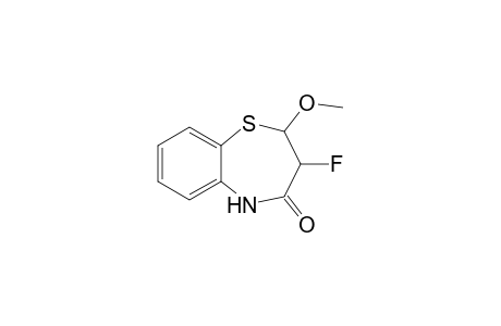 3-Fluoro-2,3-dihydro-2-methoxy-1,5-benzothiazepin-4(5H)-one