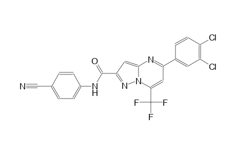 N-(4-cyanophenyl)-5-(3,4-dichlorophenyl)-7-(trifluoromethyl)pyrazolo[1,5-a]pyrimidine-2-carboxamide