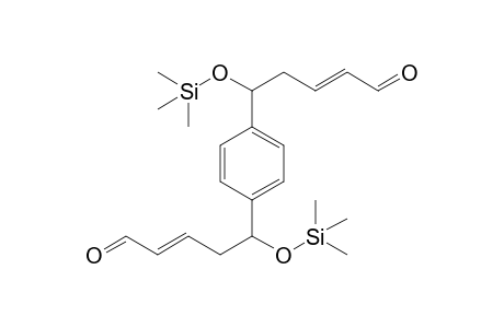 1,4-Bis[4-formyl-1-(trimethylsiloxy)but-3-en-1-yl]benzene