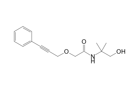 N-(2-Hydroxy-1,1-dimethylethyl)-2-(3-phenylprop-2-ynyloxy)acetamide